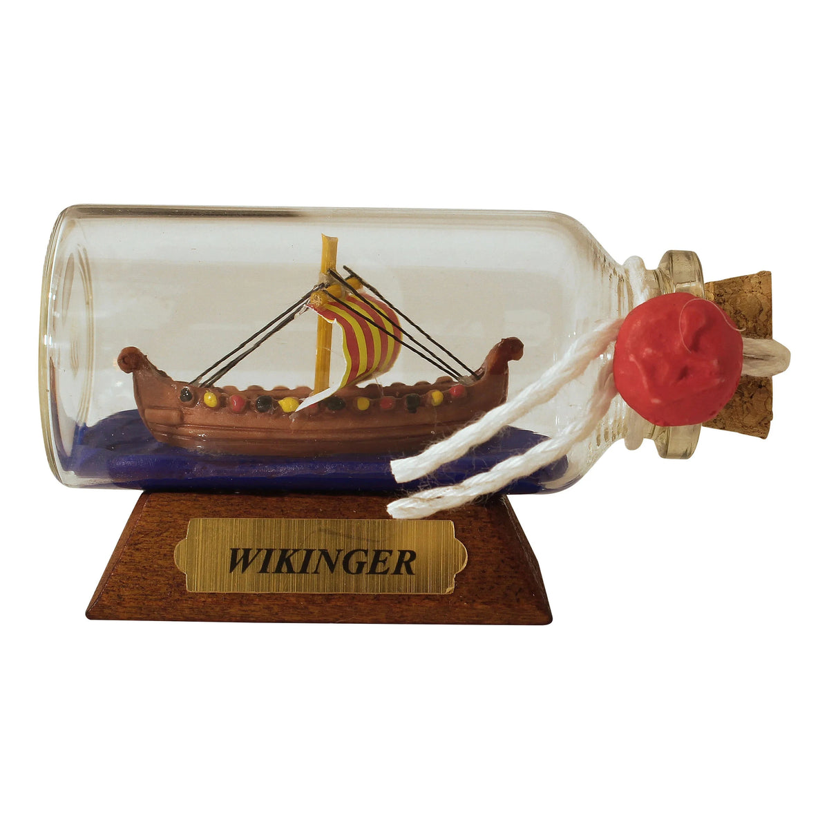 Palackhajó - Wikinger, mini, H: 6cm, M: 3,5cm, Átm: 2,5cm
