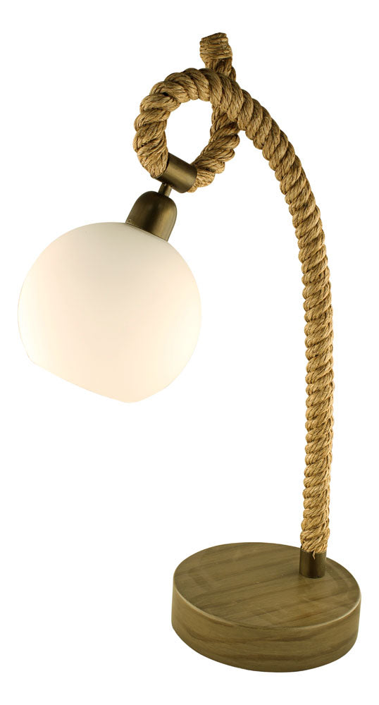 Móló lámpa fehér matt üveg árnyékolóval, 230v, e27, 60w, m: 69cm, ø: 22,5cm