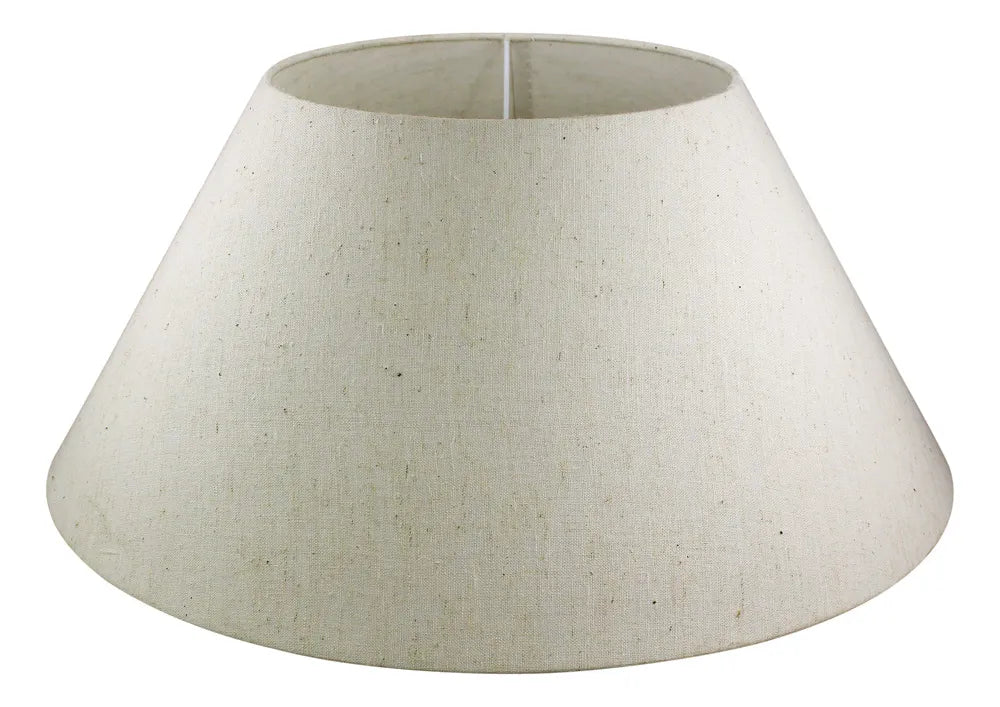Lámpaernyő, juta/műanyag/vas, Ø: 25/50 cm, M: 22 cm, E27-hez