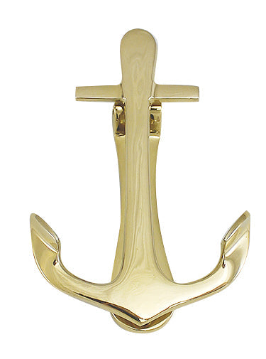 Ajtókopogtató - Horgony, réz, 10x15cm