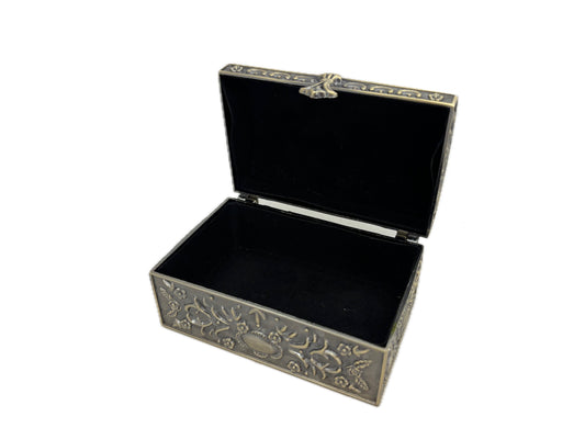 Bronz bevonatú ékszertartó láda