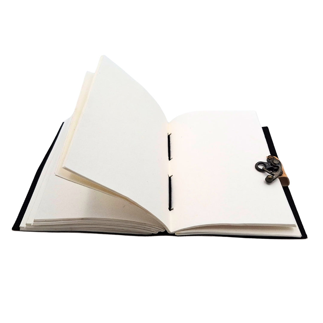 Bőr notesz hajó vitorlás retró - Ajándék tengerésznek