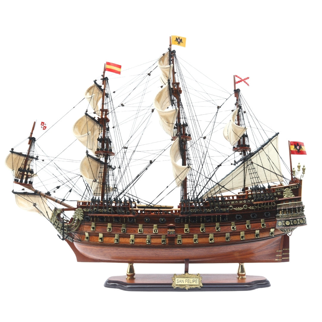 San Felipe vitorláshajó modell - 80 cm