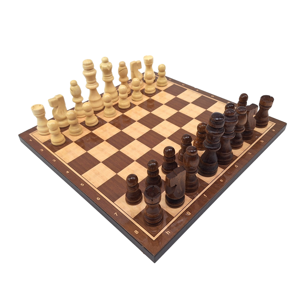Klasszikus fa sakk - 27 x 27 cm