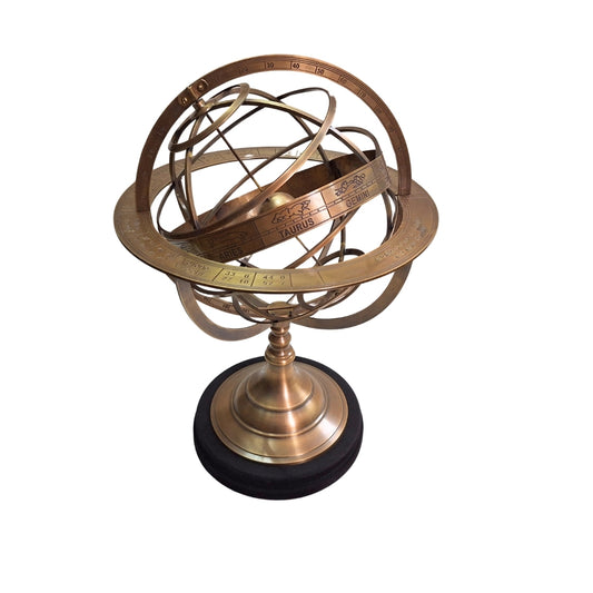 Nagy sárgaréz asztrolábium - Armilláris gömb – Irodai dekoráció
