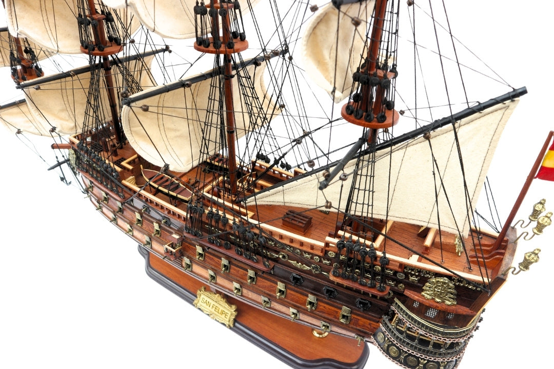 San Felipe vitorláshajó modell - 80 cm