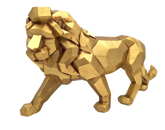 Nagy figura - Arany Oroszlán - 43 cm