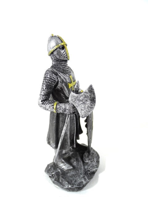 Lovag - Keresztes lovag - Dekoratív figura - Magasság 18cm