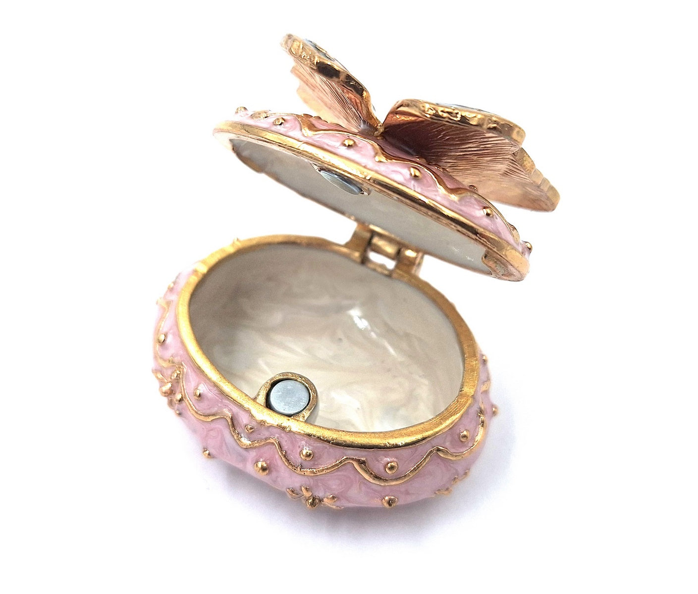 Egyedi fém ékszerdoboz - Pillangó