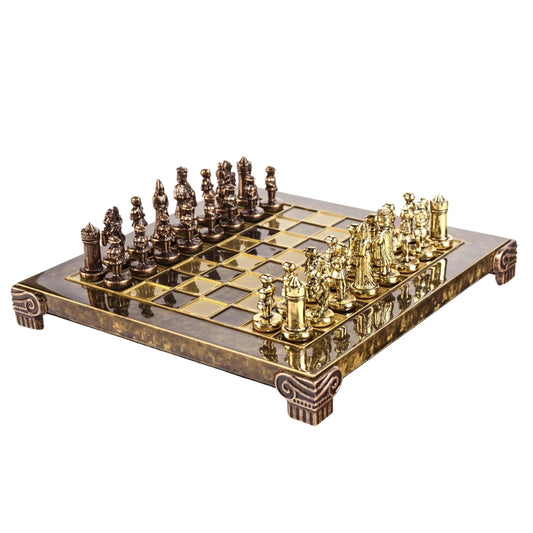 Exkluzív bizánci fém sakkfigurák