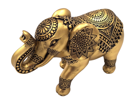 Szerencsehozó elefánt - díszfigura -