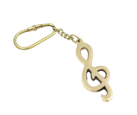 Violinkulcs kulcstartó