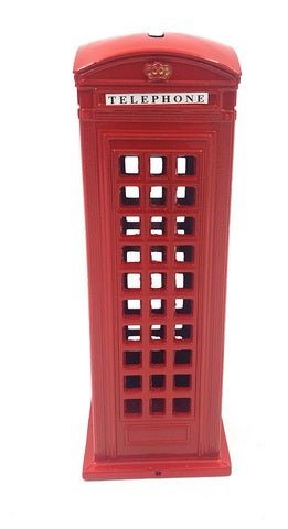 Dekoratív figura - telefonfülke - persely - MODIANO