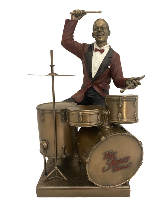 Dobos jazz zenész bronz bevonatú szobor