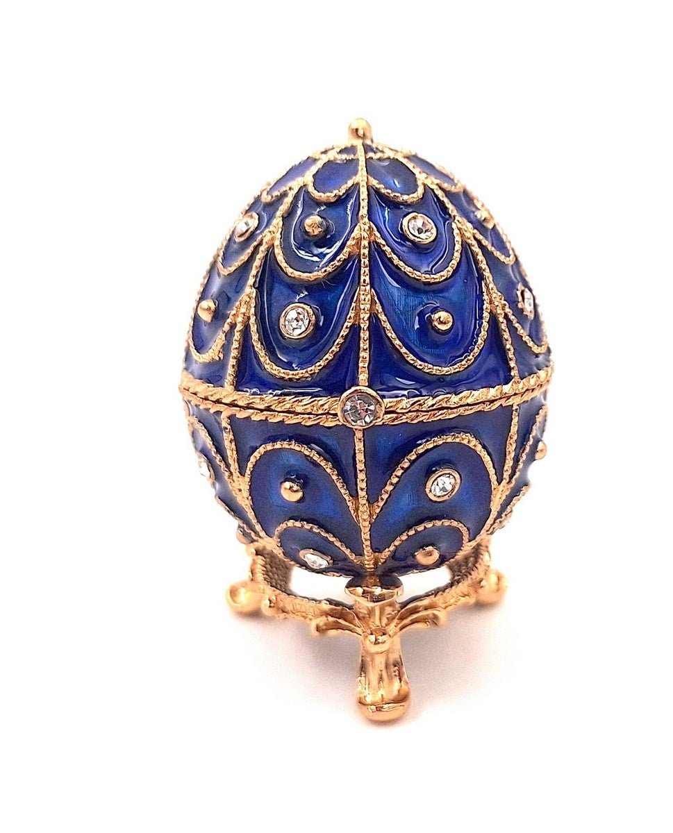 Exkluzív fém ajándékdoboz kristályokkal - Fabergé tojás - MODIANO