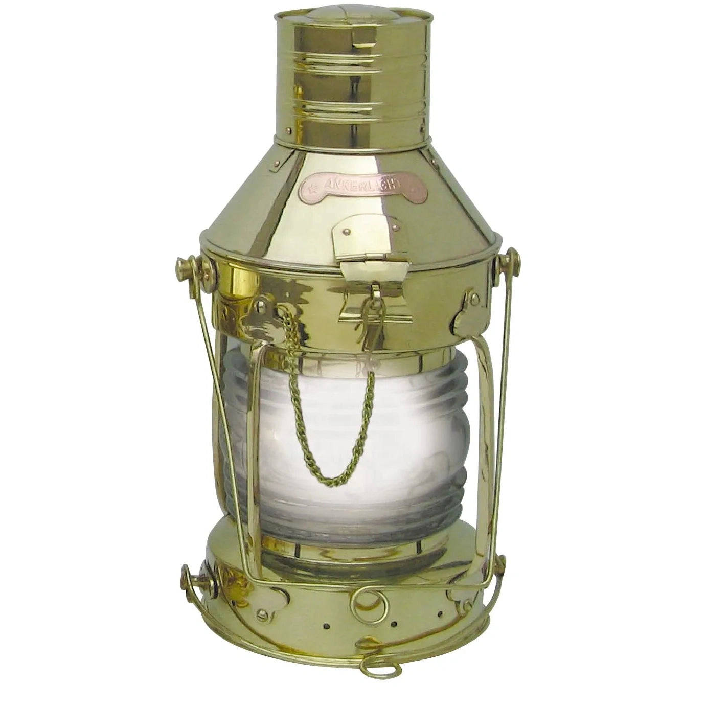Horgonylámpa, réz, elektromos 230v, m: 48cm, ø: 22,5cm