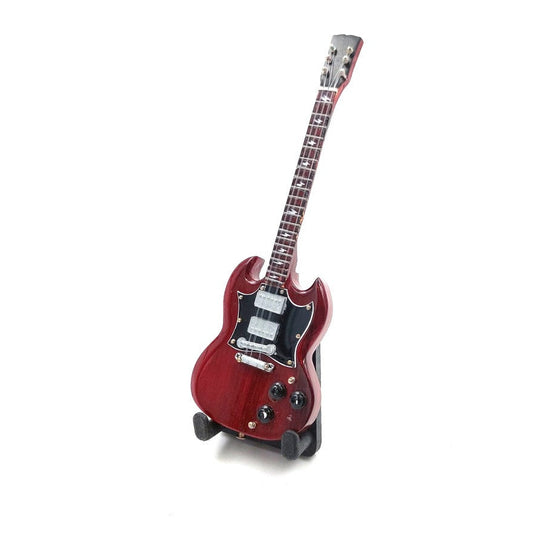 Mini gitár 15 cm - Angus Young stílusú