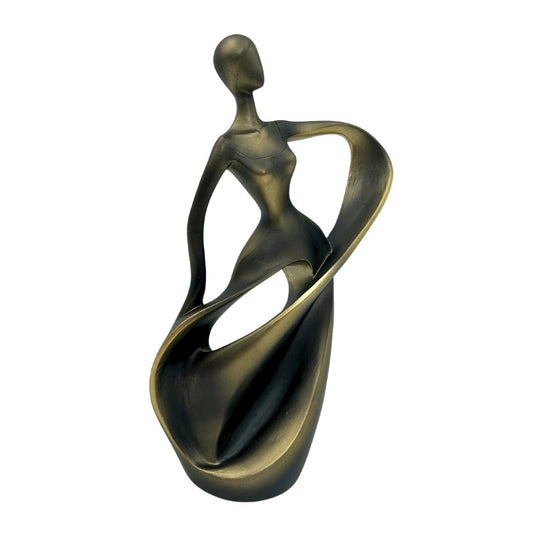 Modern dekoratív figura Táncos - Absztrakt 24cm - MODIANO