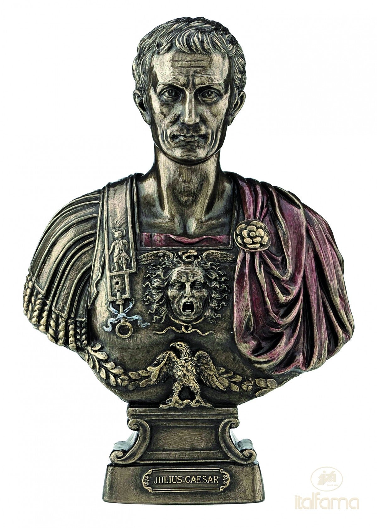 Julius Caesar mellszobor