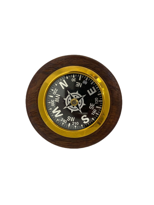 Fa iránytű réz betéttel