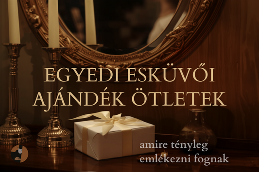 Egyedi esküvői ajándék ötletek a párnak – gyertyatartók és vintage tükör