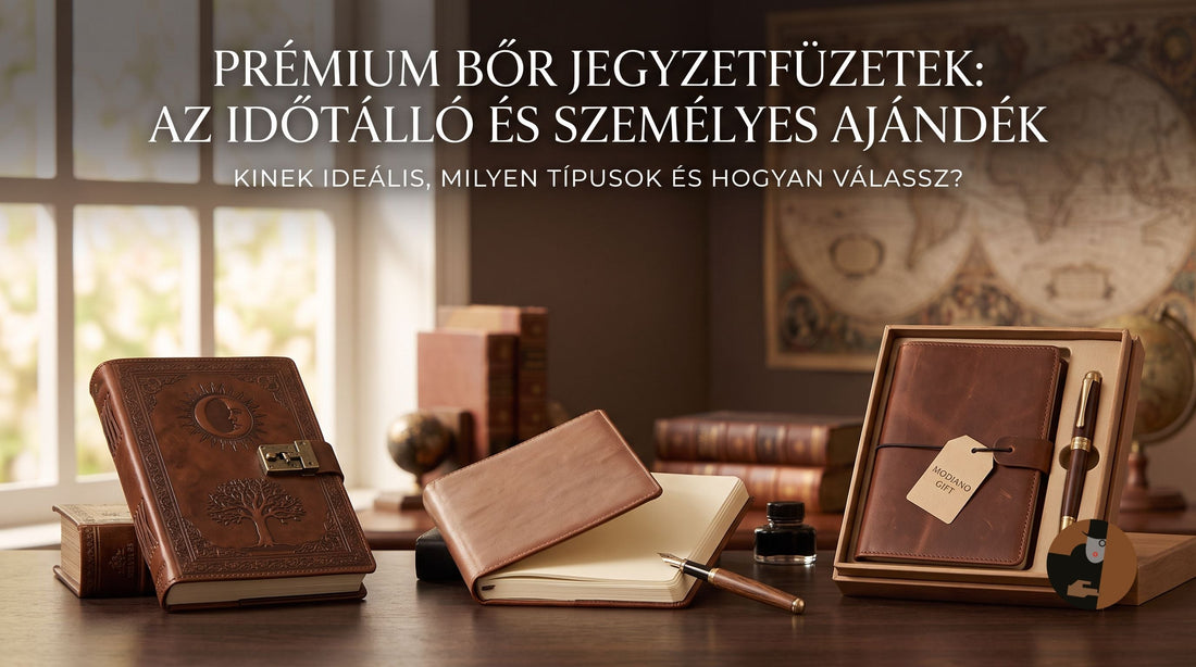 Bőr jegyzetfüzet ajándékba: kinek, miért és hogyan válassz?