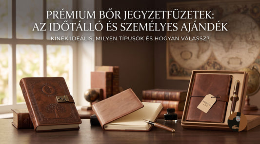 Bőr jegyzetfüzet ajándékba: kinek, miért és hogyan válassz?