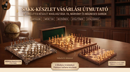 Sakk-készlet vásárlási útmutató: fa, márvány és mágneses sakkok