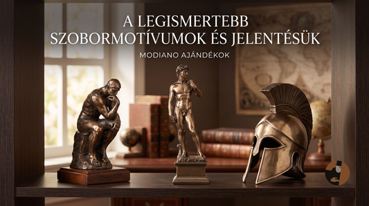 Bronz szobrok otthonra: Rodin Gondolkodójától a görög hoplita sisakig