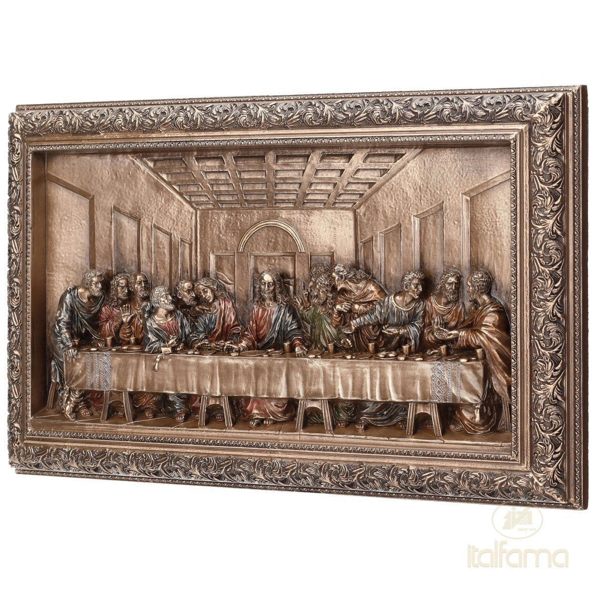 Az utolsó vacsora, Leonardo da Vinci után (falitányér)