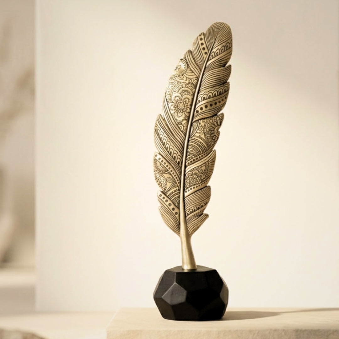 Arany dekoráció - Toll - 30,7 cm