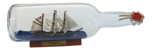 Palackhajó - Rickmer Rickmers, 0,7l., H: 29cm, M: 9,5cm, Ø: 8cm