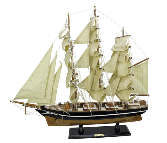 Vitorlás hajó - Cutty Sark, fából, vászonvitorlákkal
