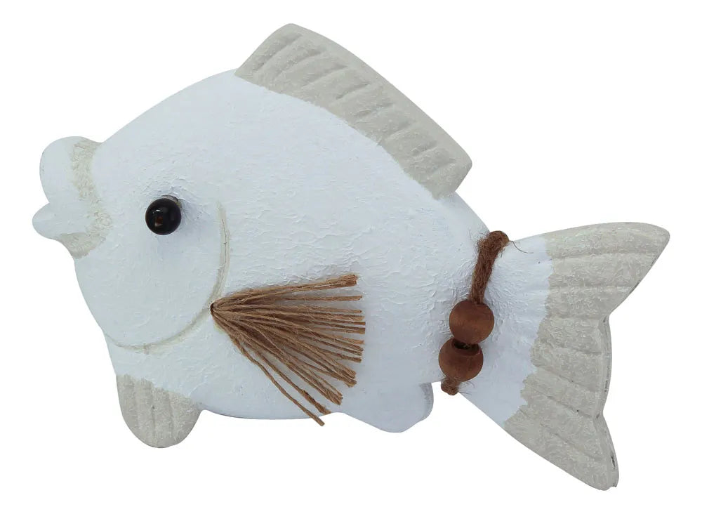 Hal állvány, fehér/krémszínű, festett fa, 21x15x6,5cm