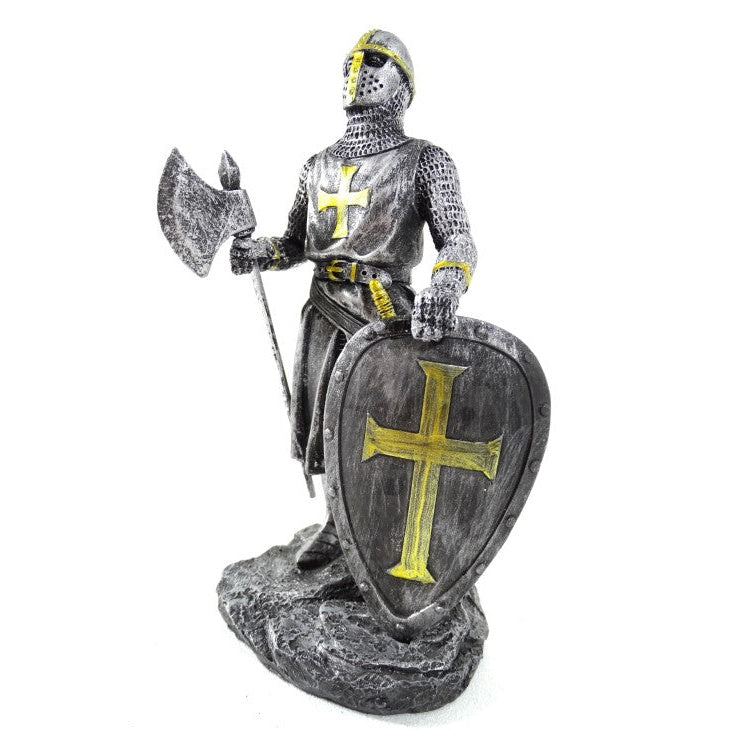 Lovag - Keresztes lovag - Dekoratív figura - Magasság 18cm