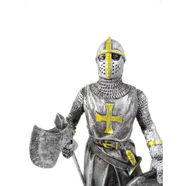 Lovag - Keresztes lovag - Dekoratív figura - Magasság 18cm