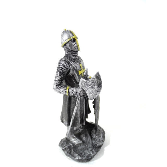 Lovag - Keresztes lovag - Dekoratív figura - Magasság 18cm