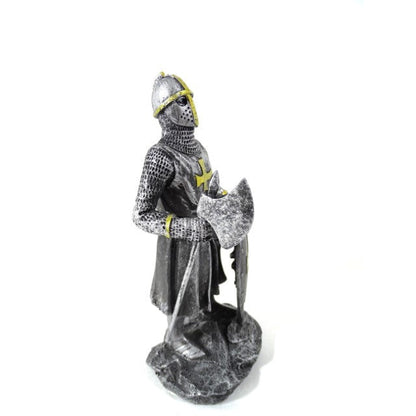 Lovag - Keresztes lovag - Dekoratív figura - Magasság 18cm