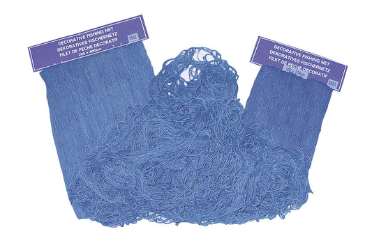 Dekoratív halászháló, kék színű, 200x400cm