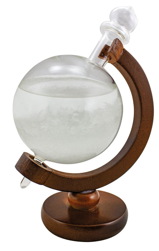 Viharüveg gömb alakban, fa állvánnyal, M: 20cm, Ø: 10/8,5cm