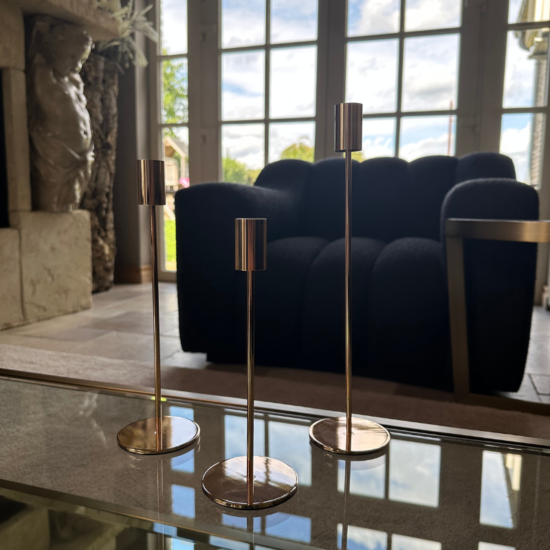 Gyertyatartó 3 darabos készlet