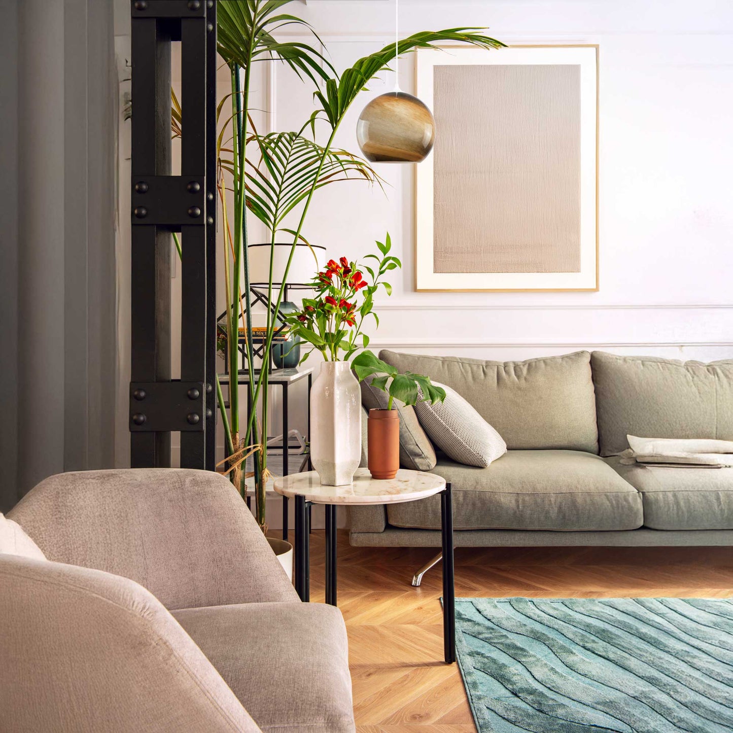 Astrolis fúvott üveg függőlámpa