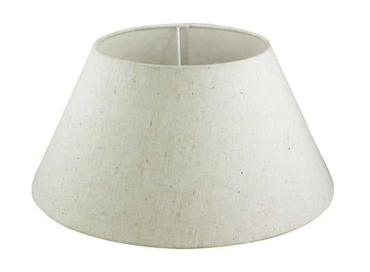 Lámpaernyő, juta/műanyag/vas, Ø: 20/36cm, M: 17cm, E27-hez