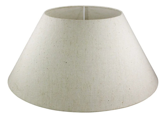 Lámpaernyő, juta/műanyag/vas, Ø: 25/50 cm, M: 22 cm, E27-hez