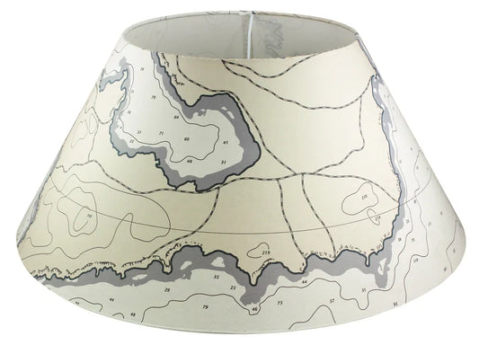 Lámpabúra, papír/műanyag/vas, Ø: 25/50cm, m: 22cm, e27-hez