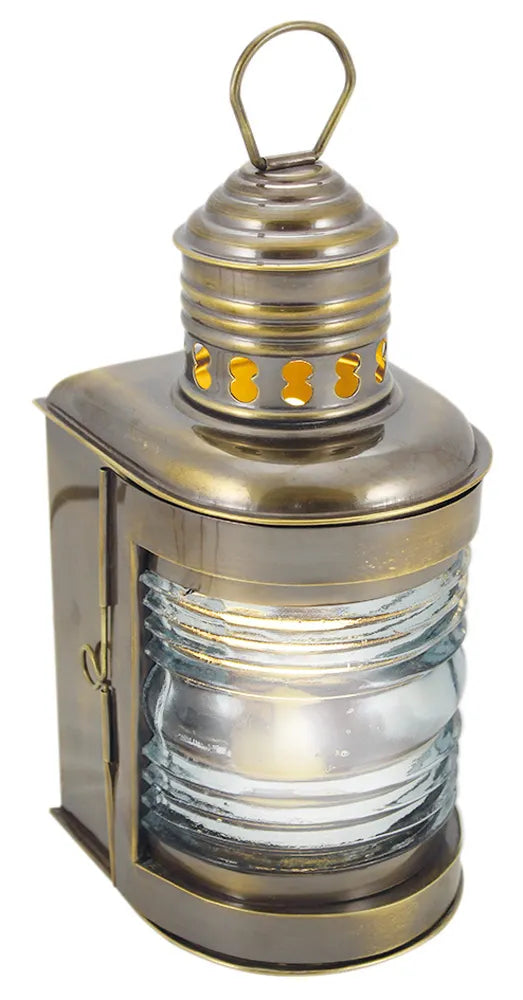 Árbóclámpa, antik sárgaréz, elektromos 230V, M: 23 cm