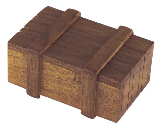 Titkos doboz, fa, 10x7x5cm