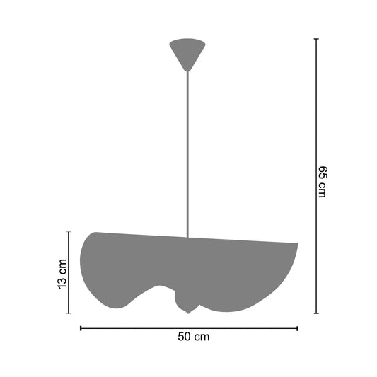 Grande Madame női kalap alakú függőlámpa