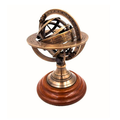 Sárgaréz asztrolábium - Magasság 13,5 cm