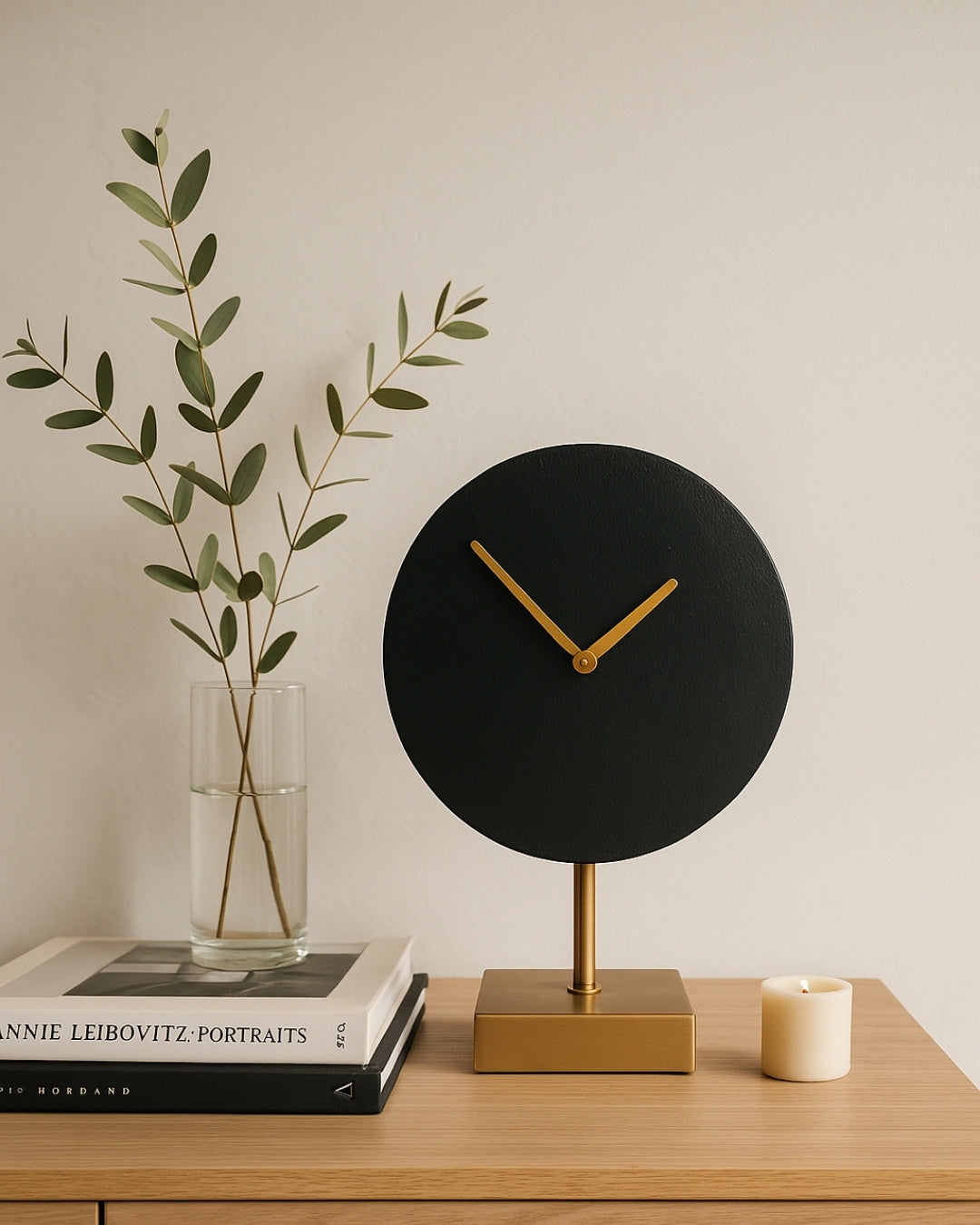 Elegáns arany-fekete fém óra